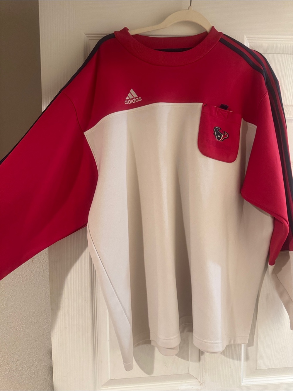 adidas vintage style Texans Pullover